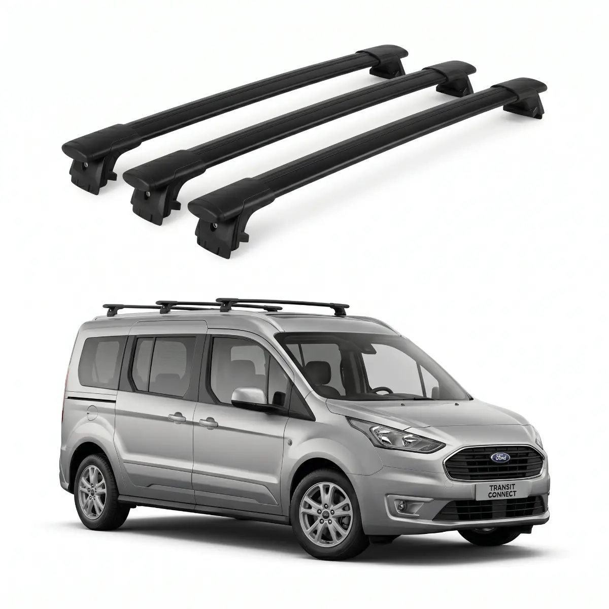 2013-2023 Ford Transit Connect Roof Rack Crossbars
